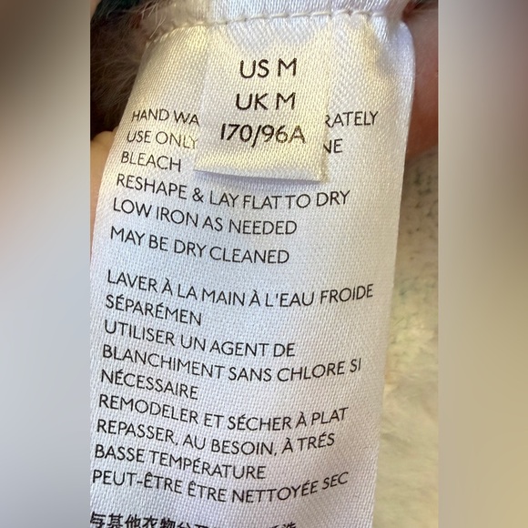 Anthropologie Fuzzy Marbled Short Sleeve Sweater Women’s Size M - Picture 5 of 8